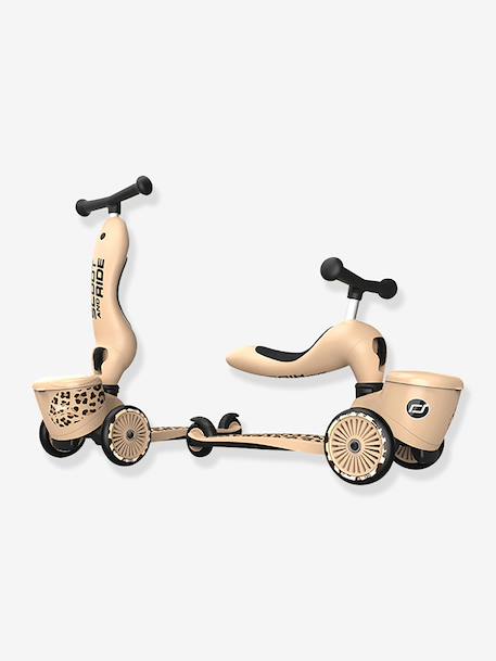 Highwaykick 1 convertible scooter beige+green 