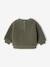 Sherpa sweatshirt for babies green+pecan nut 