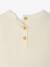 Cable knit baby playsuit ecru 