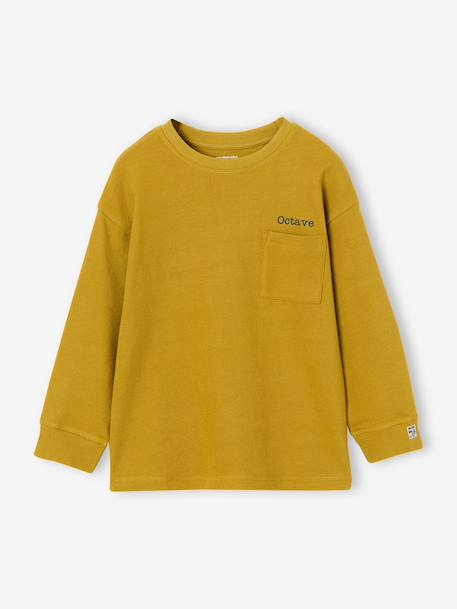 Long-sleeved T-shirt for boys olive 