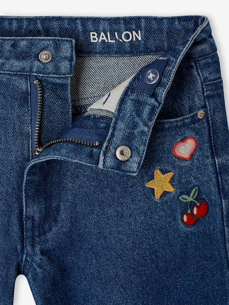 Balloon jeans for girls medium blue 