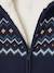 Hooded cardigan for boys navy blue 