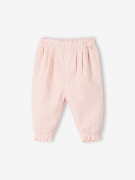 Newborn trousers pale pink 