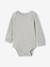 Pack of 5 newborn long-sleeved bodysuits sage green 