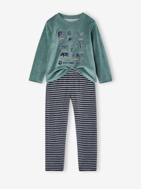 Pack of 2 pyjamas for boys navy blue 