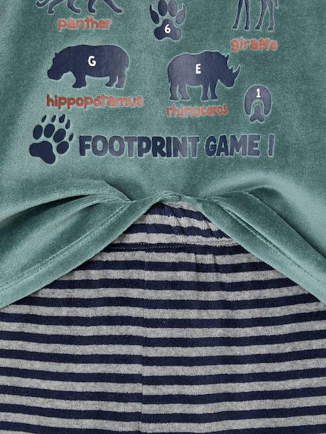 Pack of 2 pyjamas for boys navy blue 