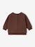 Sweatshirt with long sleeves for baby brown 