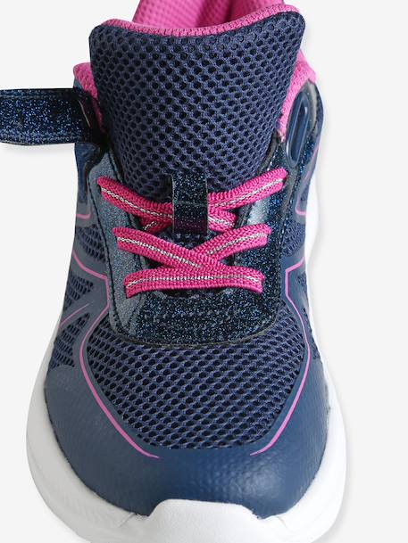 Textile touch-fastening trainers for girls violet 