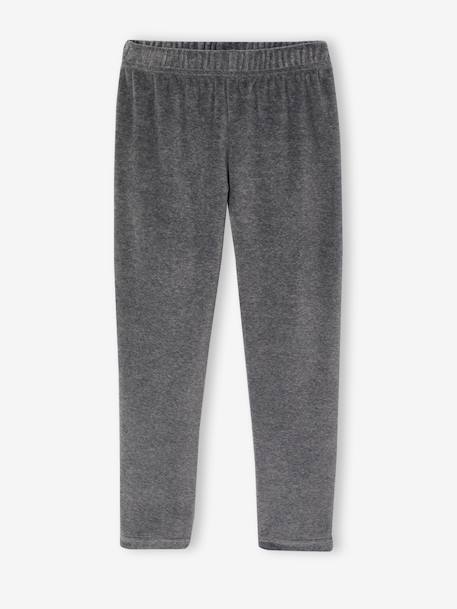 Pack of 2 velour pyjamas for boys anthracite 