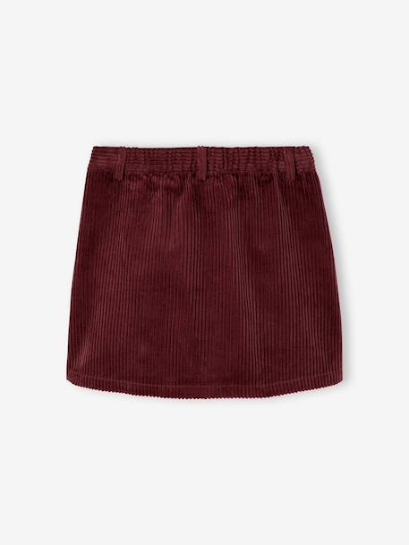 Short skirt for girls plum 