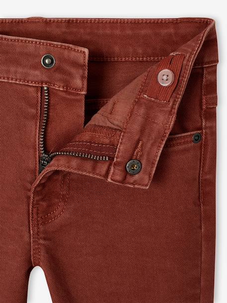 MEDIUM Hip, MorphologiK Slim Leg Coloured Trousers, for Boys beige+black+clay beige+night blue+petrol blue+rust+tomato red 