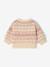 Long-sleeved jumper for baby girls rose 