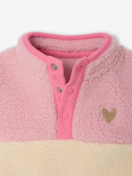 Long-sleeved sweatshirt for baby rose 