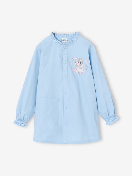 customisable Frozen apron for girls sky blue 
