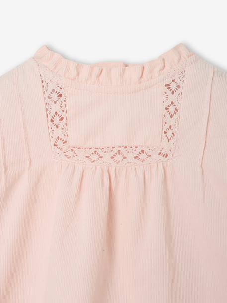 Dress for newborn pale pink 