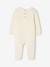 Cable knit baby playsuit ecru 