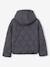 Lightweight puffer jacket with hood for girls black 