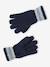 3-piece hat, snood and mittens set for boys marl white 