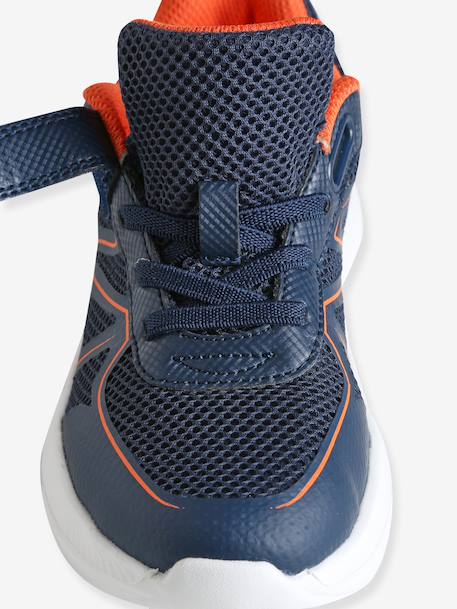 Textile trainers with touch-fastening strap for boys navy blue 