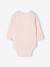 Pack of 2 long-sleeved newborn bodysuits cappuccino+pale pink+sage green 