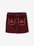 Short skirt for girls plum 