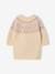 Long-sleeved knitted dress for baby girls vanilla 