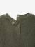 Sherpa sweatshirt for babies green+pecan nut 