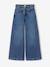 Wide-leg jeans for girls medium blue 