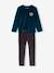 Pack of 2 velour pyjamas for boys anthracite 