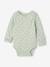 Pack of 5 newborn long-sleeved bodysuits sage green 