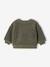 Sherpa sweatshirt for babies green+pecan nut 
