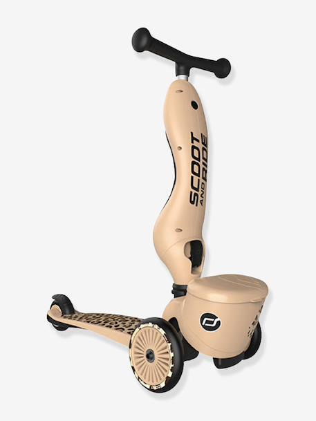 Highwaykick 1 convertible scooter beige+green 