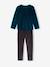Pack of 2 velour pyjamas for boys anthracite 