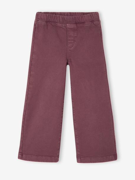 Girls' Basics Large Leggings mauve+navy blue+purple clover 