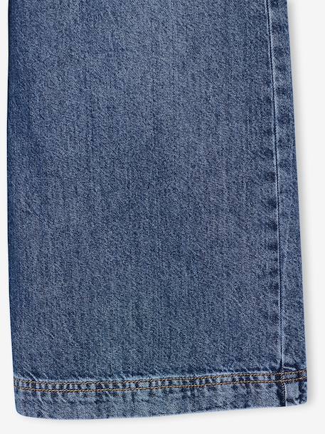 Wide-leg jeans for girls medium blue 
