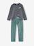 Pack of 2 pyjamas for boys navy blue 
