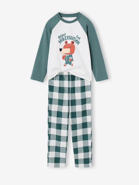 2-piece pyjamas for boys green 