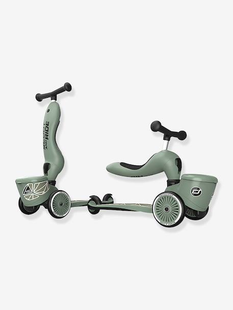 Highwaykick 1 convertible scooter beige+green 