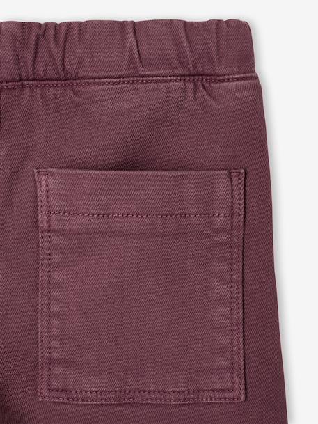 Girls' Basics Large Leggings mauve+navy blue+purple clover 