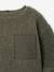 Sherpa sweatshirt for babies green+pecan nut 