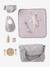 Changing Bag & Accessories in FSC® 100% Wood, PETITES FLEURS blush+caramel 