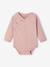 Pack of 5 Bodysuits for Newborns pale pink 