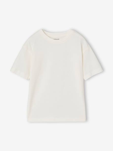 Pack of 3 short-sleeved T-shirts for boys ochre 