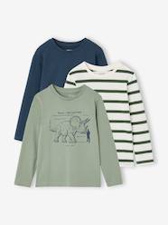 -Pack of 3 long-sleeved T-shirts for boys
