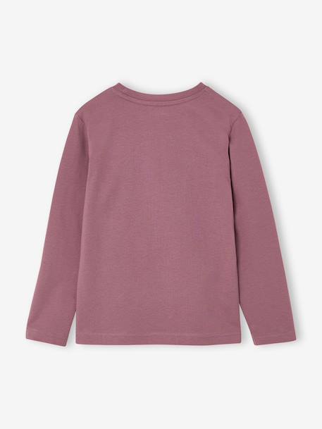 Pack of 3 long-sleeved T-shirts for boys caramel+lilac+rust+sage green 