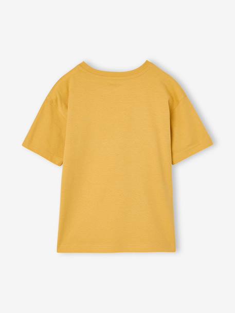 Pack of 3 short-sleeved T-shirts for boys ochre 