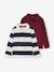 Pack of 2 Long-Sleeved Polo Shirts for Boys green+navy blue 