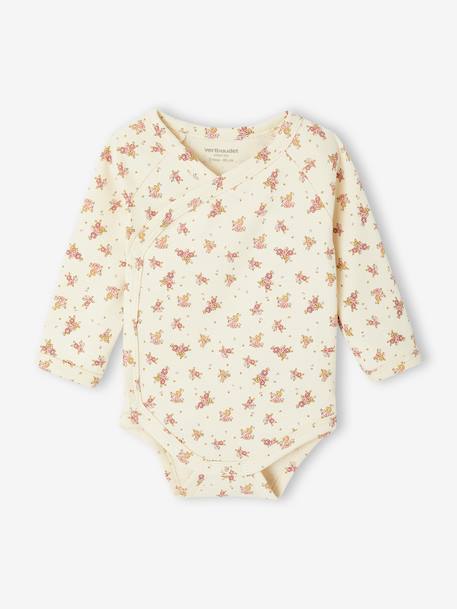 Pack of 5 Bodysuits for Newborns pale pink 
