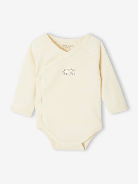 Pack of 5 Bodysuits for Newborns pale pink 
