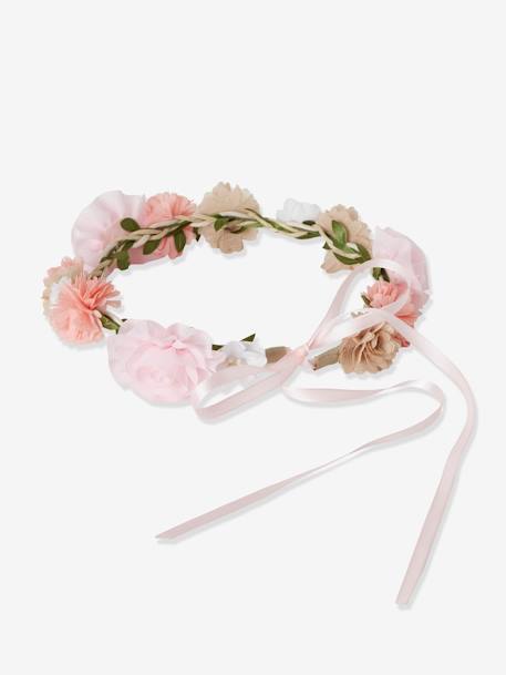 Pink Flower Crown for Girls Light Pink 